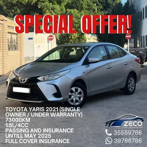 toyota-yaris-2021-single-owner-under-warranty-complete-agent-maintained-installment-bank-thru