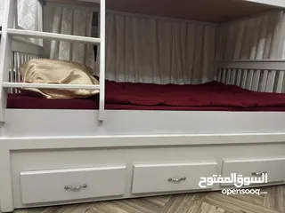 7 تخت ثلاث طوابق مستعمل في حالة جيدة