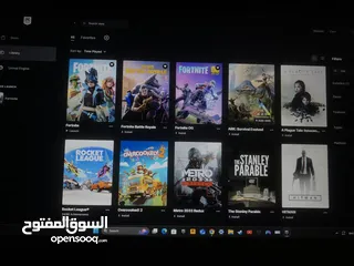  14 حساب ايبك قيمز وحساب فورت نايت سيزون ثالث وطور الزومبي  للبيع بسعر مرتب