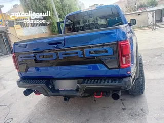  7 فورد رابتر أصلي للبيع للجادين فقط بسعر مناسب  F150  2018 أزرق جنط بي دلك فل بنوراما