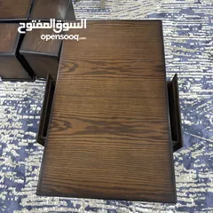  7 طاولة وسط ضيوف + طاولة صالون او مكتبة متعددة الاستخدامات