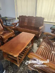  4 موريس 7 مقاعد خشب