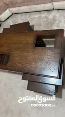  3 طاولة وسط مع طاولات سيرفيس