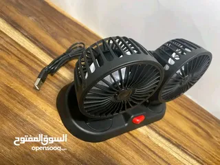  7 مروحة سيارة مجوزة للسائق والمقعد تغني عن المكيف