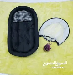  3 فراش ناموسية ابو 4 قطع سرير سفنج مع ناموسية ووساده وفراش شكل جديد  الموديل