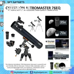  1 Celestron Astromaster 76EQ ll Brand-New ll