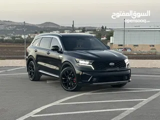  3 كايا سورينتو /2020 فل الفل  فتحة سقف بانوراما  2x4 ///200Hp  ديزل  2200cc  فل الفل مسكر بلاك