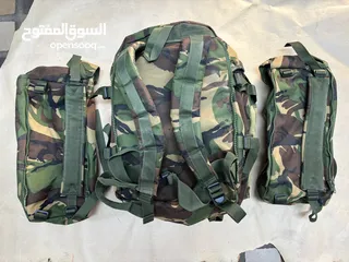  3 شنتة تخييم لون جيشي كبيرة الحجم جزئين قابلين للانفصال والتركيب