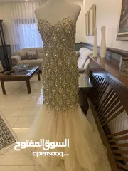  1 فستان خطبة او حفلة فخم و ثقيل ماركة MissUniverse