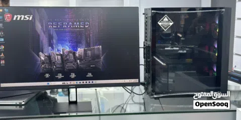  1 ASUS GAMING PC WITH XIAOMI MONITOR INTEL CORE i5 16 GB RAM 512 GB WITH RADION GRAPHICS 8gb