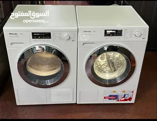  1 Miele latest model 9kg washer and 9kg Dryer set saprate saprate