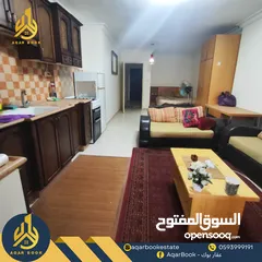  1 استديو مفروش للايجار بموقع مميز مقابل فندق الكرمل