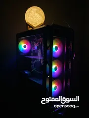  3 pc:gtx1080ti core i3 8400 case RGB 4 مراوح power supply 550W