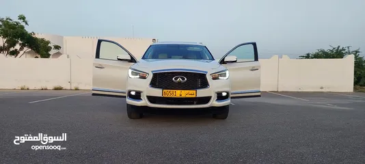  1 إنفينتي QX60 خليجي بدون حوادث ولاصبغ من البنفر للبنفر المالك الأول جديدة