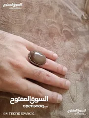  1 خاتم عقيق تقيل