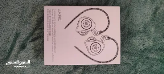  2 Brand New KZ- EDX PRO IEMS Pro with mic sound for gaming and music Headphone / earbuds