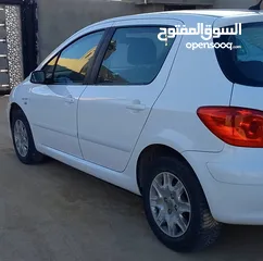  5 بيجو 307 موديل 2007 محرك 2.0 كمبيو عادي مكيفه مكيف ديجتل ماشيه 170.000km