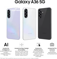  4 SAMSUNG A36 (256GB) NEW/// جديد سامسونج A36 المميز بافضل سعر لدى فليك اكسبرس