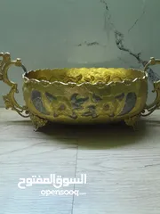  7 مضيفة نحاس نحاس ثقيلة فخمه جدا قطعه متحفيه بحاله ممتازة جدا جدا للديكور