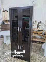  28 خزانة ملفات ابواب زجاج عمق 40سم عدة الوان  متوفر بعدة الوان حسب الطلب توصيل مجاني داخل عمان والزرقاء