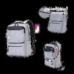  2 حقيبة ظهر مع USB متعددة الجيوب ذات سعة كبيرة "15.6- LARGE CAPACITY LAPTOP BACKPACK S9903