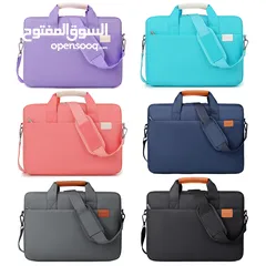  6 Okade T67 Trolley Sleeve Laptop Bag with Strap 15.6" inch حقيبة لابتوب