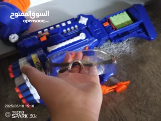  3 مسدس كهربائي للبيع للاطفال لون ازرق للاطفال لجميع الاعمار سهل الاستخدام