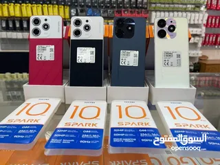  1 اخو الجديد بالكرتونة spark 10 pro رام 16 جيجا 256 اغراضة والكرتونه الأصلية متوفر توصيل