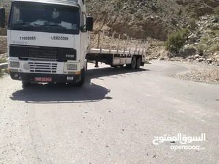  1 تريله و شاحنه  نقل للنقل العام  عبري مسقط قاطره مقطوره ترله   trailer ibri  transportation