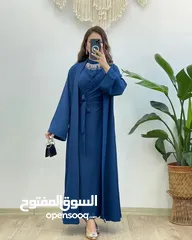  3        طقم بشت مع فستان وحزام موديل الشيخات خليجي