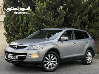  1 مازدا CX9 موديل 2008 لون سلڤر بلو فل كامل اعلى صِنف بحال الوكاله للبيع