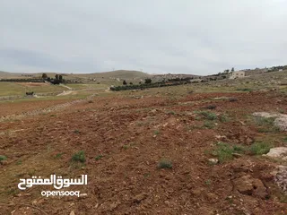  17 اقل سعر ب المنطقة ارض مميزه 3 دونمات ونصف قرب اتستراد جرش سهليه جاهزه للبناء والزراعه