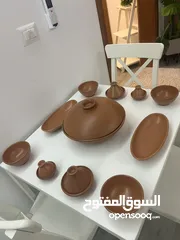  3 طواقم فخار تونسي