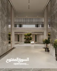  3 شقه فاخره استوديو طابق ارضي مساحه 98 متر / عبدون بجانب تاج مول