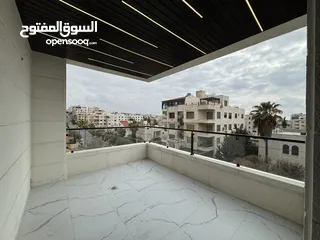  6 شقة مع روف دوبليكس باطلالة مميزة مساحة 200م وروف 120م مع 50 م ترس بخلدا (مشروع 118)