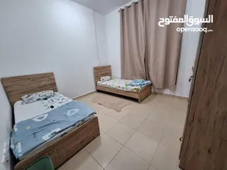 11 لايجار الشهري شقة مفروشة غرفتين وصالة في عجمان منطقة النعيمية أبراج السيتي تاور