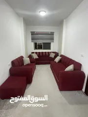  1 كنب كورنر لون خمري