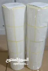  22 رولات كاش وفيزا وليبل باركود ميزان وليبل ملابس حراري للبيع