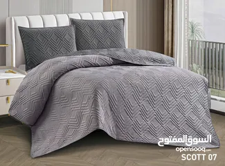  8 لحاف نفخ صيفي مجوز 6 قطع جودة عالية جدا مع كفالة  المقاسات : اللحاف 250×220 الملف 180×200×25 مع مغيط