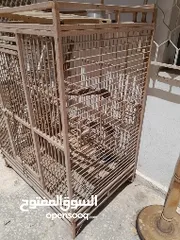  3 قفص للحيوانات و القرود