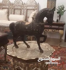  1 حصان فارسي  شغل يدوي نقش دقيق قديم جدا حجم كبير