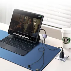  5 Joyroom SY-L01 محول DAC من Lightning إلى Lightning / 3.5 مم mini jack 2 في 1 - أسود