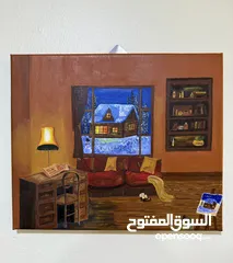  3 Original Artwork, Acrylic Painting. (Canvas Size:- 25x30cm)