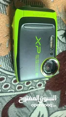  4 فوجي فيلم فاين بيكس XP125 كاميرا رقمية واي فاي ضد الماء، اسود/اخضر