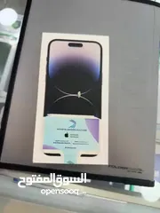  14 iPhone 14 Pro Max 128 GB جديد  مختوم من المصنع جديد 100% غير مجدد  وارد شرق اوسط  نموذج M