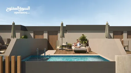  6 تاون هاوس 4 غرف ماستر + غرفة خادمة + مسبح خاص  4 Bedroom Townhouse + Maid + Pool