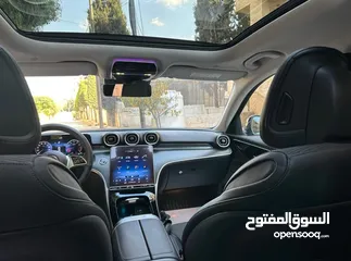  12 مرسيدس C200 2023 عداد قليل جدا 16000KM بانوراما وارد غرغور تحت الضمان