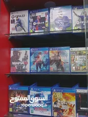  10 سيديات بلايستيشن فور  و فايف PS4 &PS5 CD.S