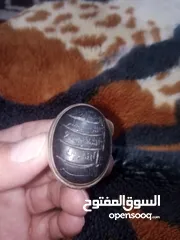  1 خاتم فضة 925 حجر عباس اباد