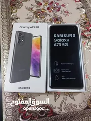  5 سامسونج A73 مستعمل نضيف رام 8+8 وجيجات 256 أغراضة والكرتونه الأصلية متوفر توصيل